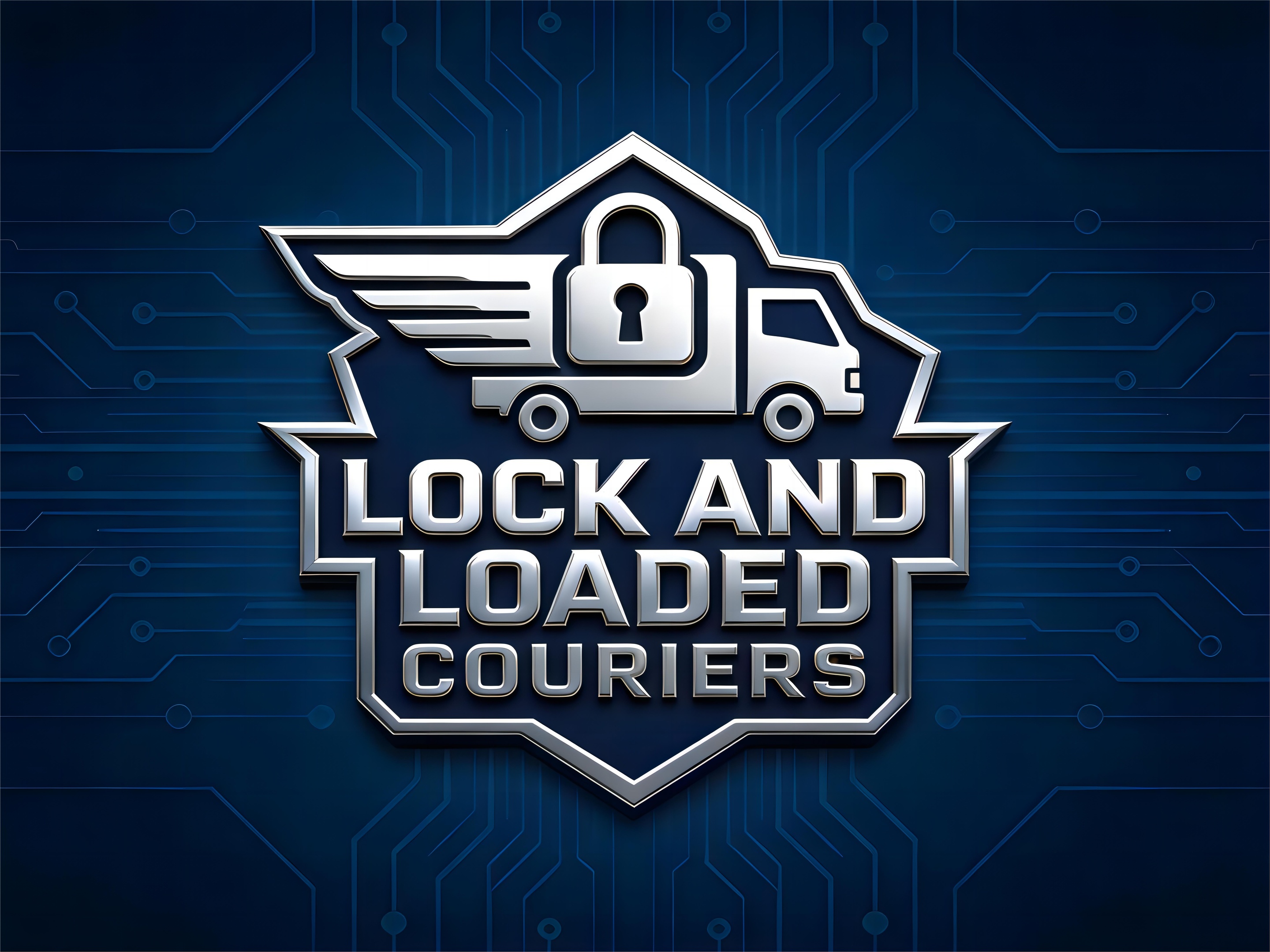 Lock and Loaded Couriers Logo